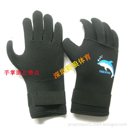 Thigh Gloves High Stretch Five Finger Diving Glove For Hand Protection
